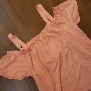 Coral Maternity Top